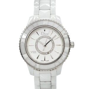 Christian Dior8 En Huit CD1231E2 Diamond Quartz White Dial Ladies Watch 90289965